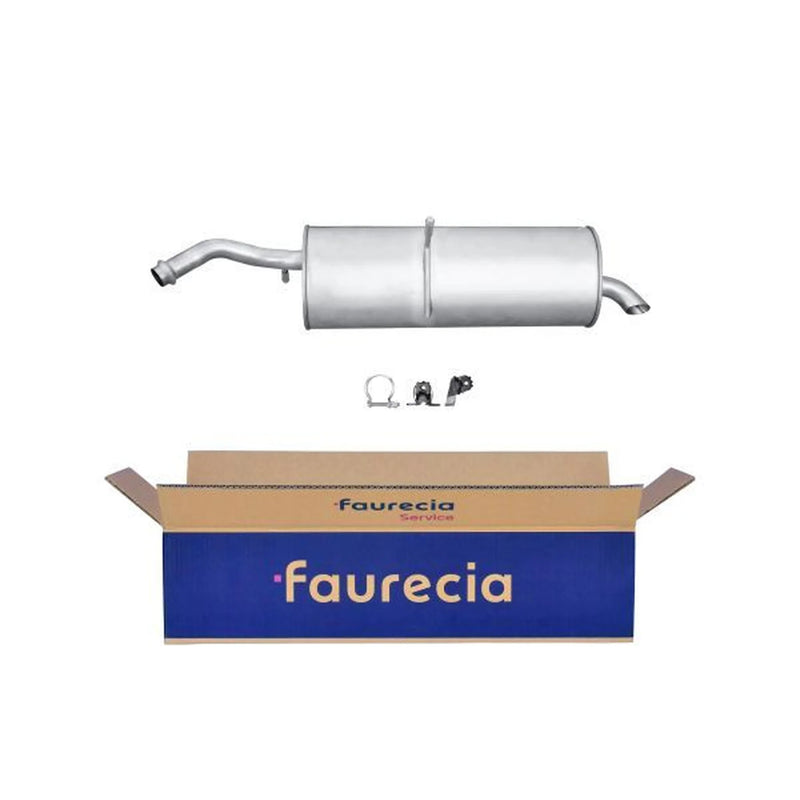 Hella End Silencer Rear fits Citroën C4 2008-2011 1.6