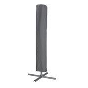 Dellonda Banana Parasol with Cover 3m - Grey DG264 Dellonda - Dynamic Drive