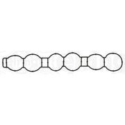 Elring Intake Manifold Gasket Thick AEM (Ethylene Acrylate Ru fits Chrysler 300C