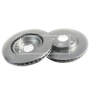 Borg & Beck Front Brake Discs & Pads fits Suzuki Grand Vitara II 2005-2015