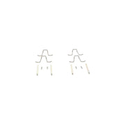Bosch Brake Pad Accessory Fitting Kit Front fits Mercedes-Benz S-Class 1979-1985