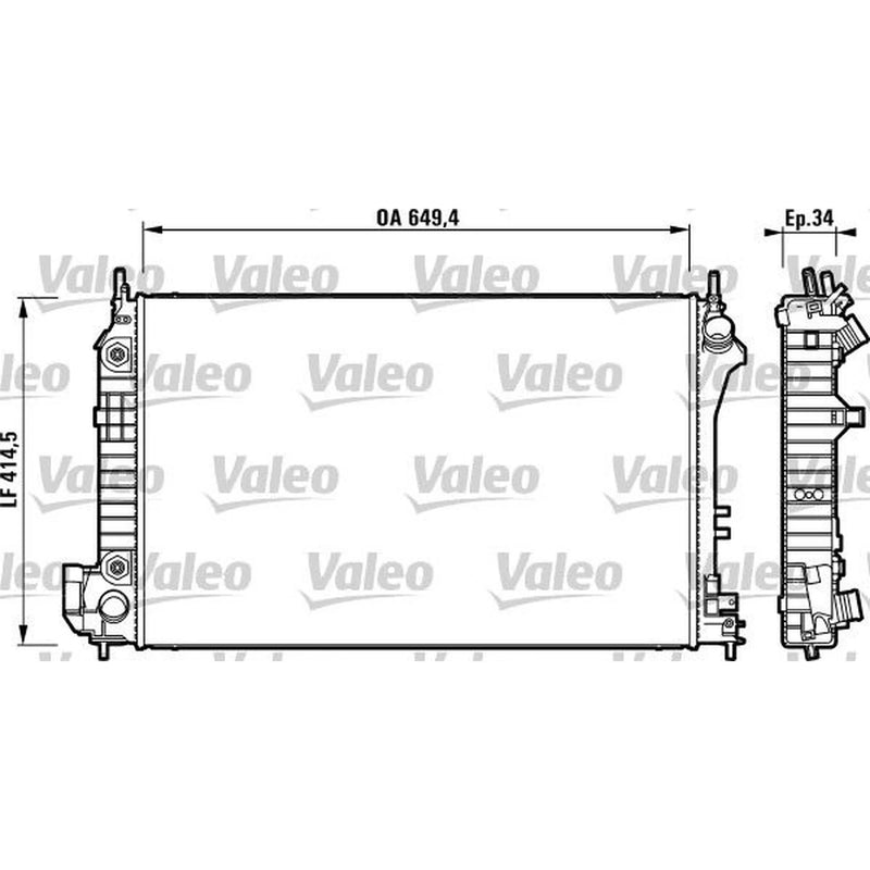 Valeo Engine Radiator 732878