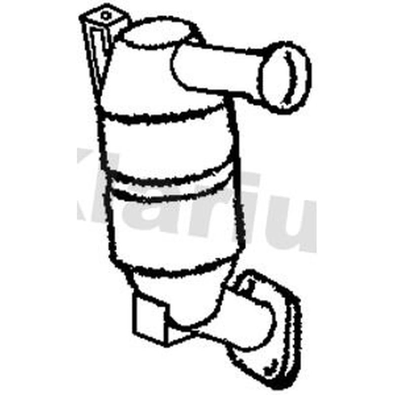 Klarius Catalyst Type Approved With Pipe fits Renault Laguna II 2005-2007 1.9