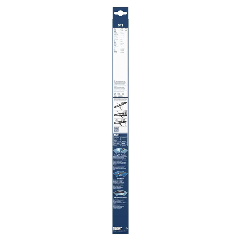 Bosch Eco Front Wiper Blade Set 600mm + 530mm — 543 fits Chevrolet Camaro