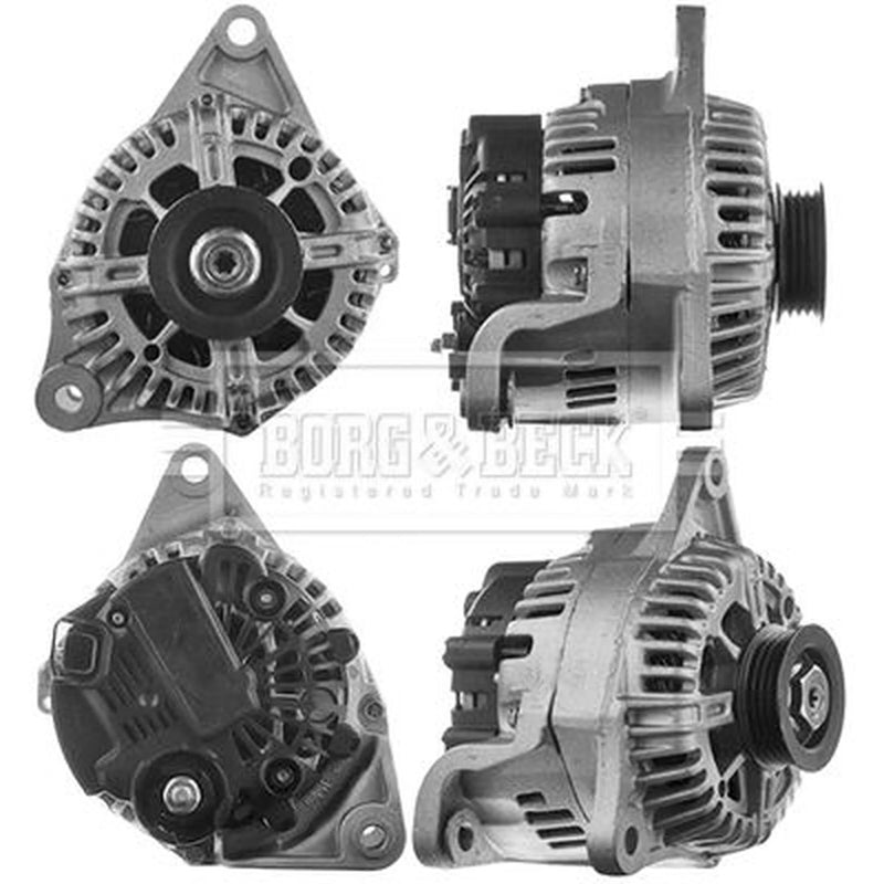 Borg & Beck Car Alternator 12V fits Nissan Micra C+C III 2005-2009 1.4