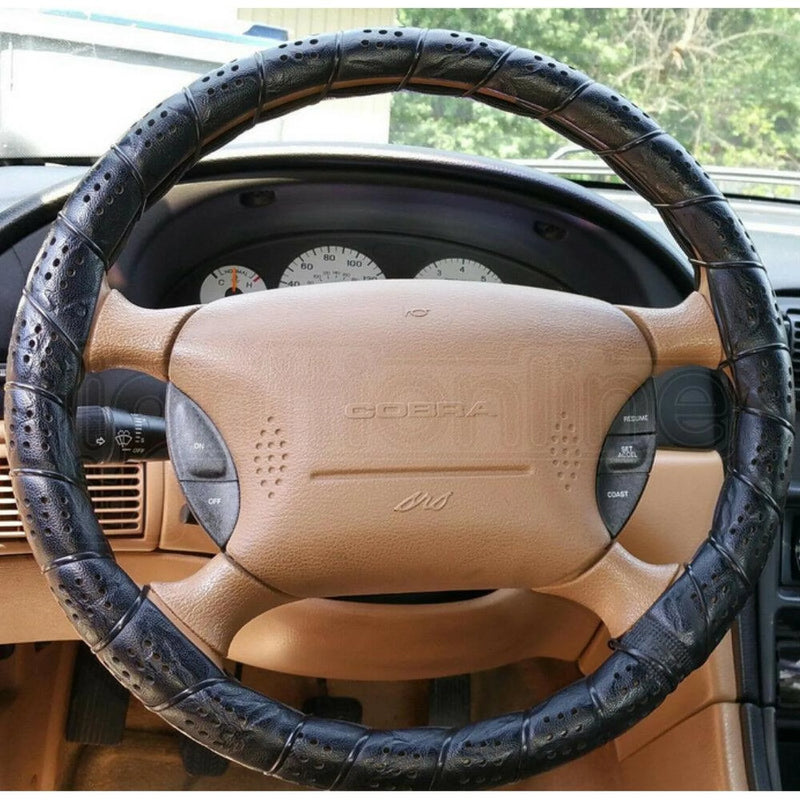 Simply Steering Wheel Cover Deluxe 39-41cm Soft Leather Look