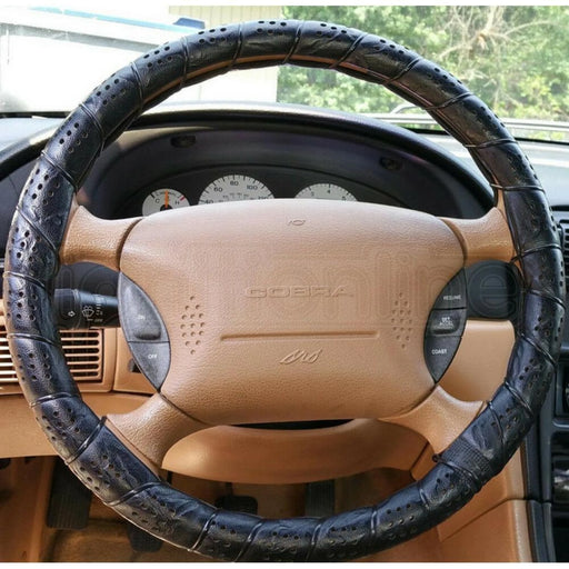 Simply Steering Wheel Cover Deluxe 39-41cm Soft Leather Look