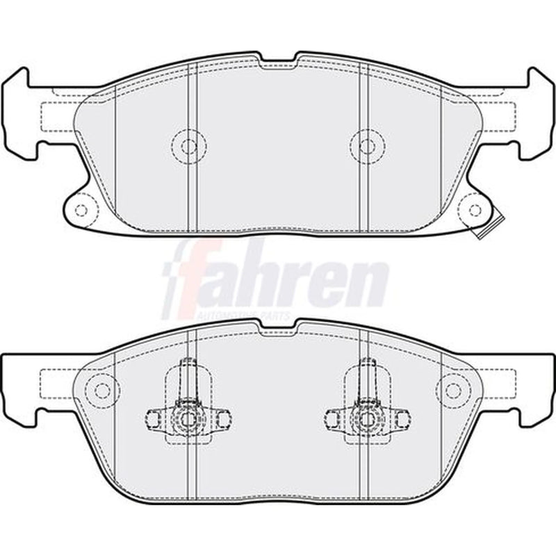 Fahren Front Brake Pad Set FBP3838