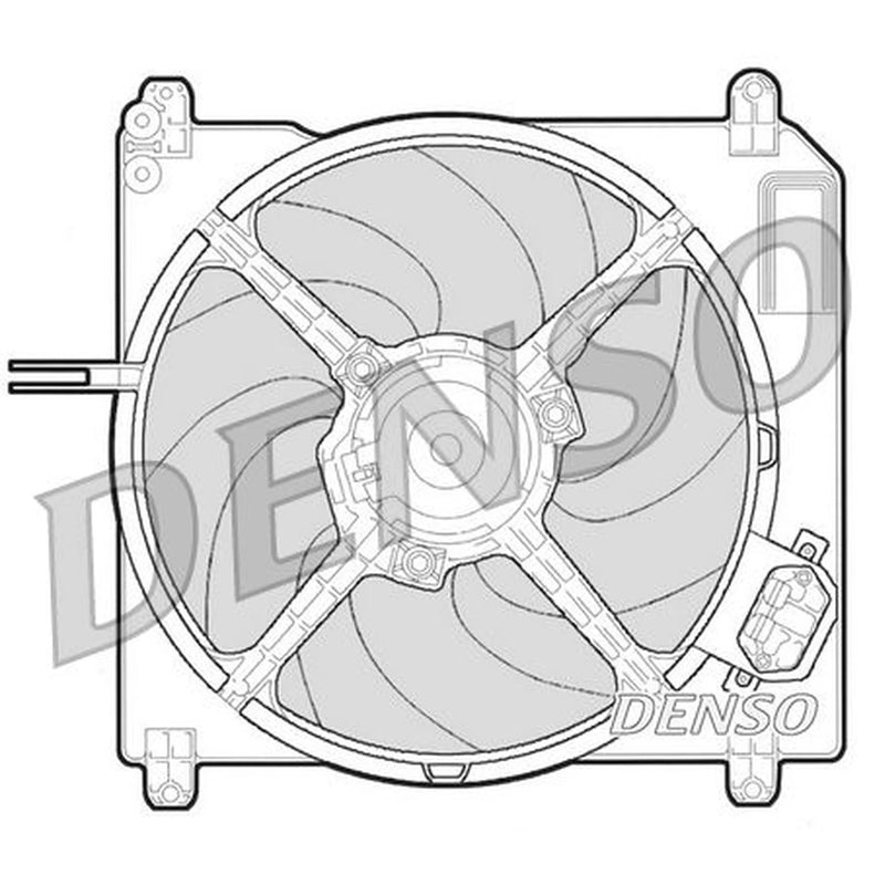 Denso Engine Cooling Fan fits Fiat Bravo I 1995-2001 2.0