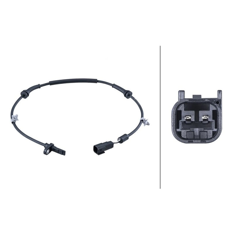 Hella ABS Wheel Speed Sensor Front 6PU 358 252-001