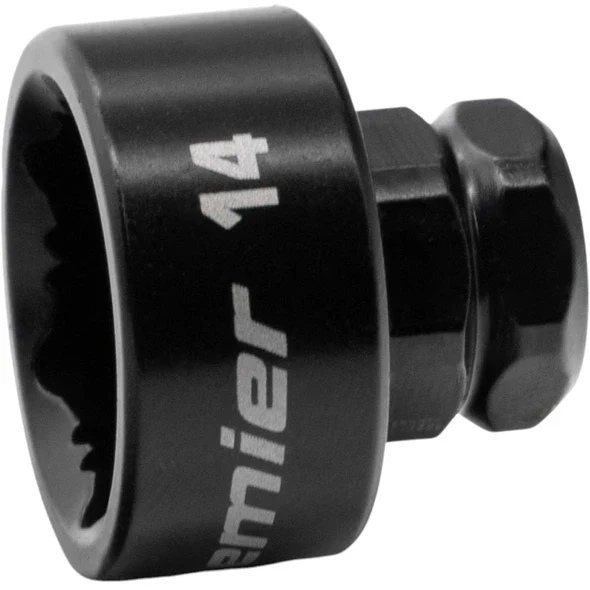 Sealey 1/4"Dr Go-Through Lock-on Low Profile Socket 14mm