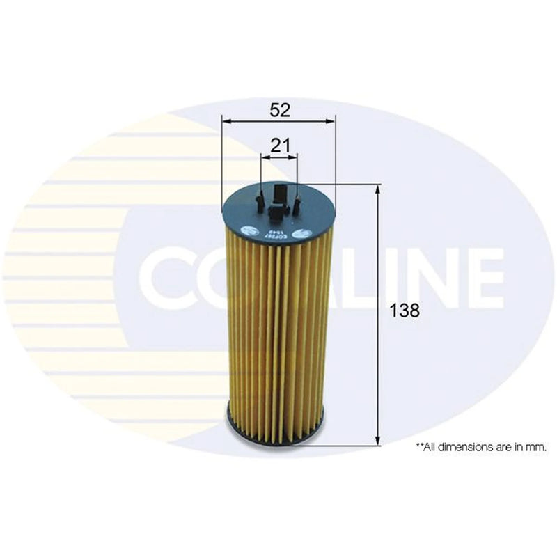 Comline Engine Oil Filter fits Chrysler 300C 2011-2023 3.6