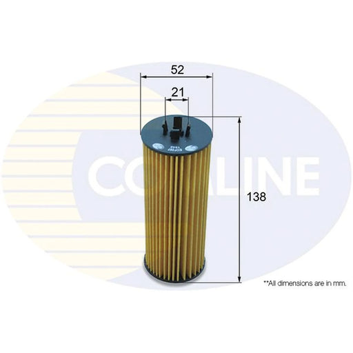 Comline Engine Oil Filter fits Chrysler 300C 2011-2023 3.6
