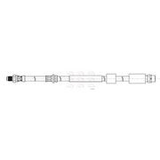 Apec Brake Hydraulic Hose Line Front fits BMW 2 2015-2021