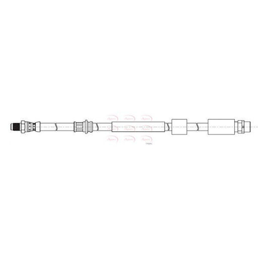 Apec Brake Hydraulic Hose Line Front fits BMW 2 2015-2021