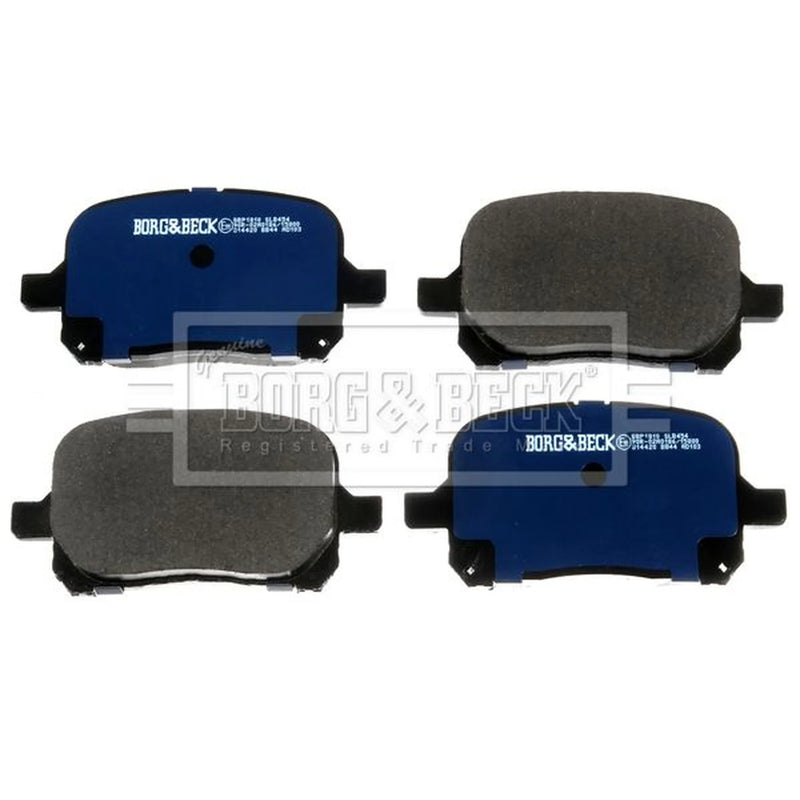 Borg & Beck Front & Rear Brake Discs & Pads fits Toyota Estima II 2000-2006 2.4