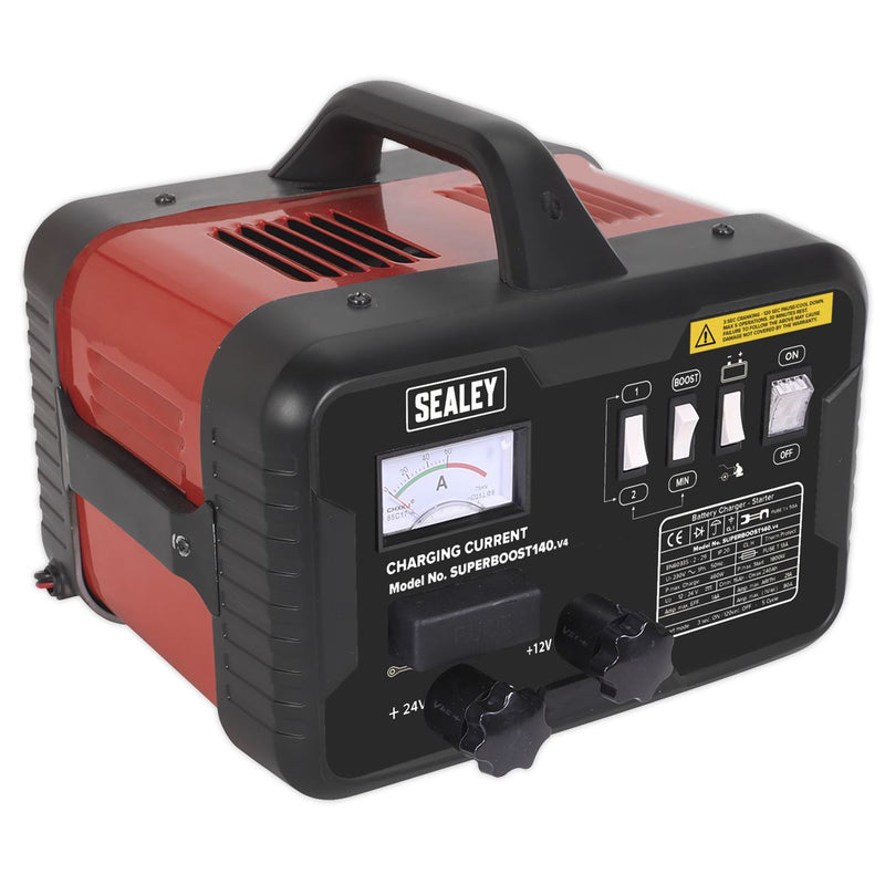 Sealey Starter/Charger 140/21A 12/24V 230V SUPERBOOST140 Sealey - Dynamic Drive