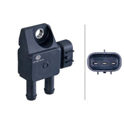 Hella Exhaust Pressure Sensor before soot particulate filter fits Toyota Auris