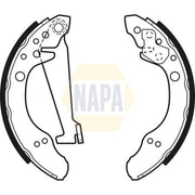 NAPA Brake Shoe Set Axle Kit NBS1015