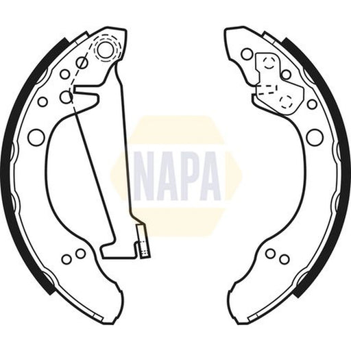 NAPA Brake Shoe Set Axle Kit NBS1015
