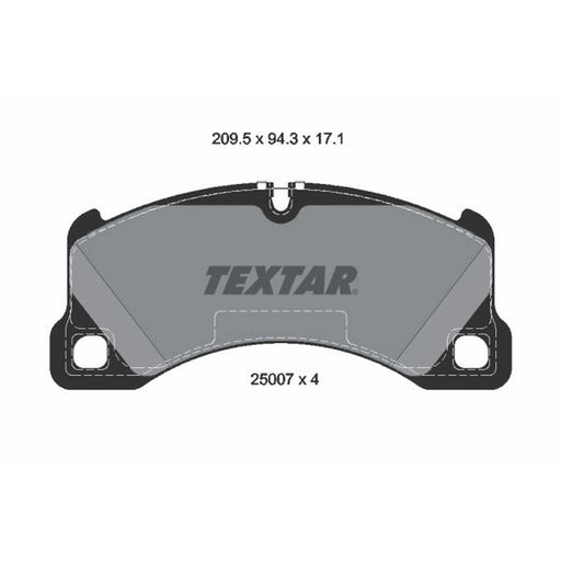 Textar Front Brake Pad Set 2500701