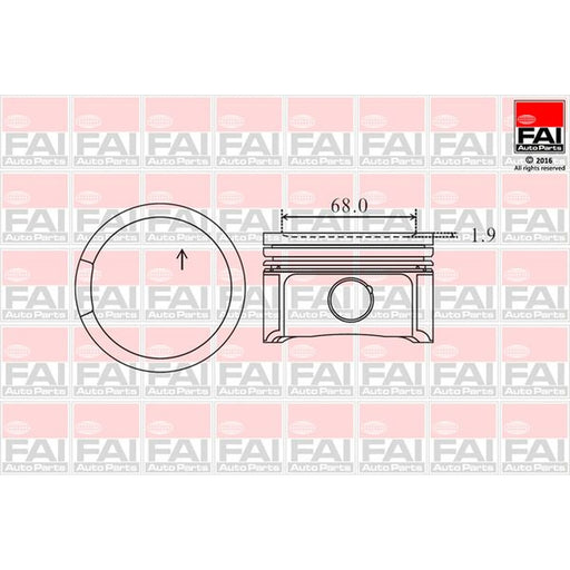 FAI Piston Cylinder Bore =