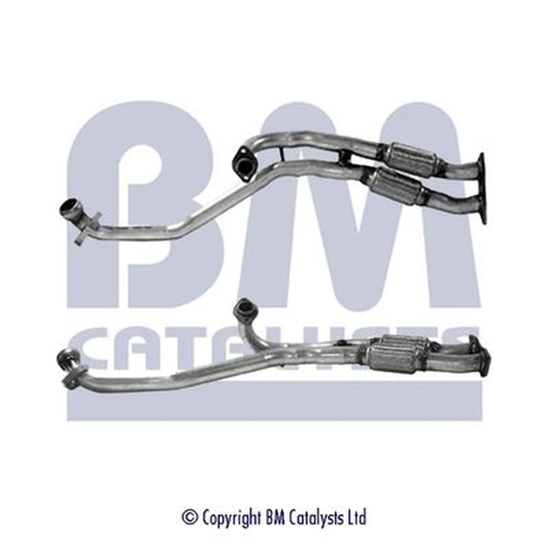 BM Catalysts Exhaust Pipe OD fits Alfa Romeo 155 1992-1997 2.5