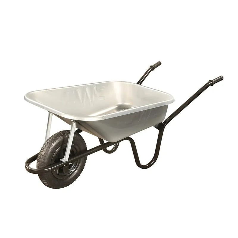 Walsall 90L Galvanised Builder's Wheelbarrow - BGVP