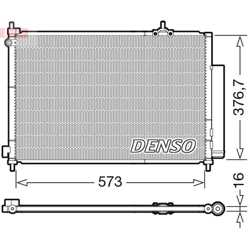 Denso Air Conditioning Condenser fits Honda Cr-V 2005-2006 2.2