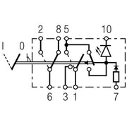 Hella Hazard Warning Light Switch 8 Connectors
