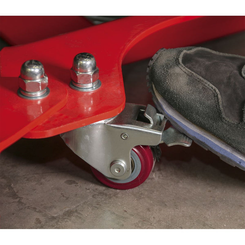 Sealey Motorcycle Dolly Rear Wheel - Long Side Stand Type Sealey - Dynamic Drive