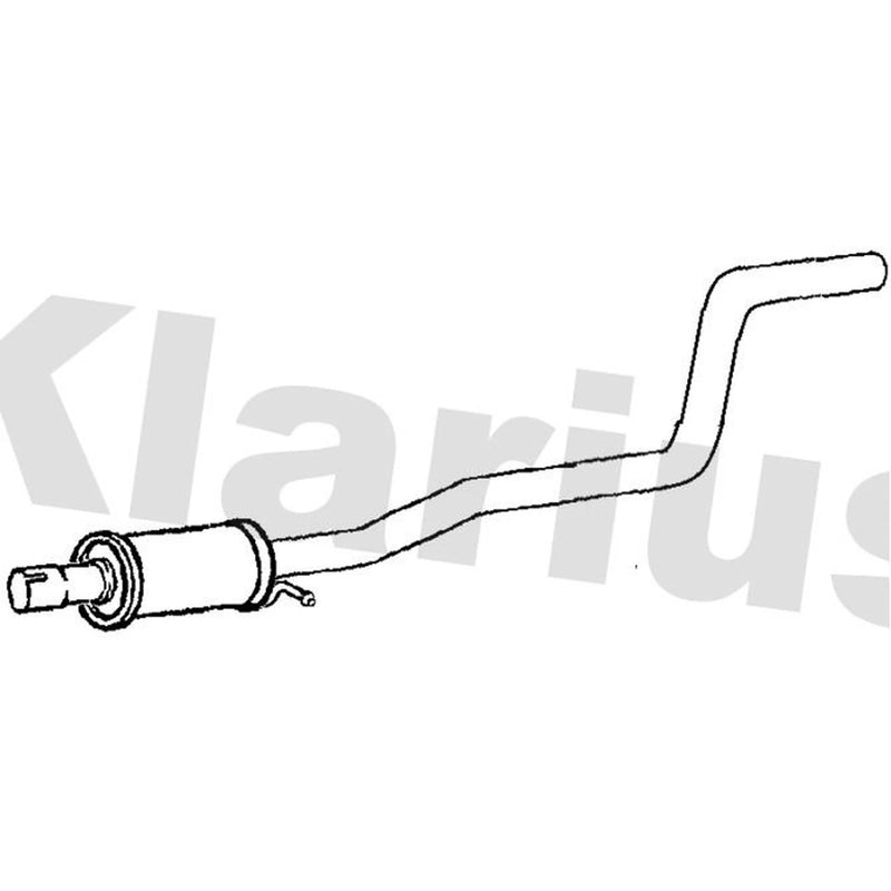 Klarius Centre Pipe Centre fits Hyundai I20 II 2014-2021 1.2