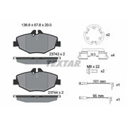 Textar Front Brake Pad Set 2374303