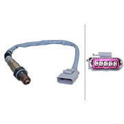Hella O2 Lambda Oxygen Sensor before catalytic converter 6PA 358 243-241