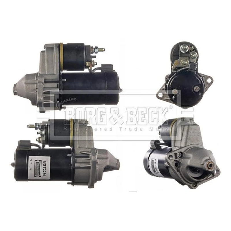 Borg & Beck Starter Motor 12V 0.9kW 10 Teeth BST2259
