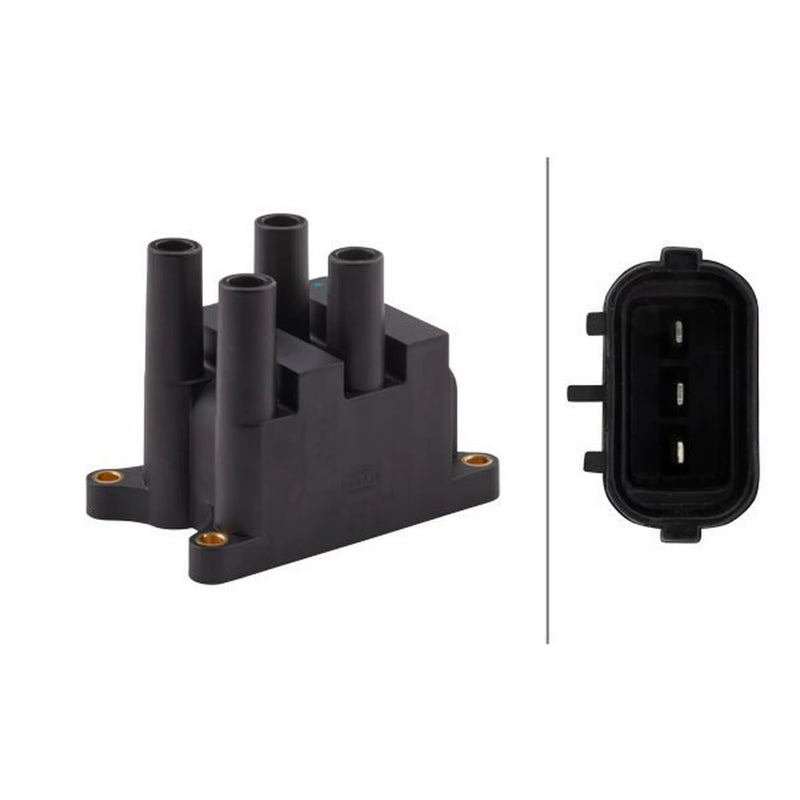 Hella Ignition Coil Pack fits Mazda 6 2002-2007 1.8 2.0 2.3