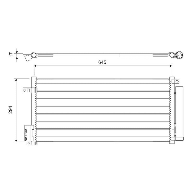 Valeo Air Conditioning Condenser 818192