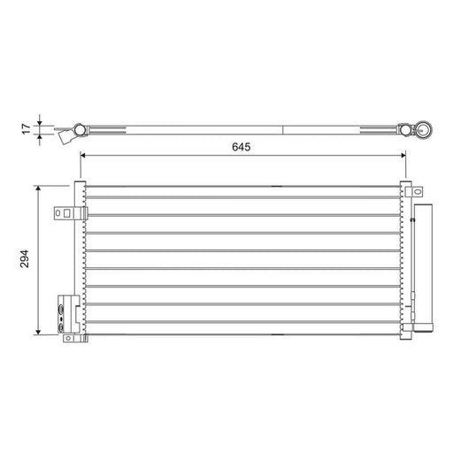 Valeo Air Conditioning Condenser 818192
