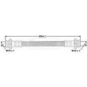 Borg & Beck Brake Hydraulic Hose Line Rear Right BBH7147