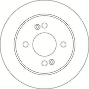 Abtex Rear Brake Solid Discs & Pads fits Hyundai I10 II 2013-2019 1.2