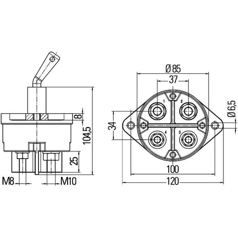 Hella Battery Master Switch