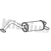 Klarius Box With Tail Pipe Rear fits Toyota Prius Plus 2011 on 1.8
