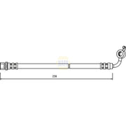 NAPA Brake Hydraulic Hose Line Front Right NBH1348