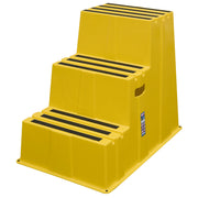 Sealey Heavy-Duty 3-Step Safety Steps 150kg Capacity Yellow