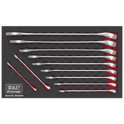 Sealey Premier Combination Spanner Set 11pc Imperial Cold Stamped Tray 1/4"-7/8" Sealey  - Dynamic Drive