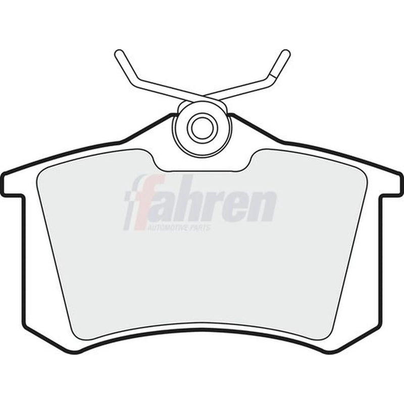 Fahren Front & Rear Brake Discs & Pads fits Peugeot 208 I 2012-2019 1.6
