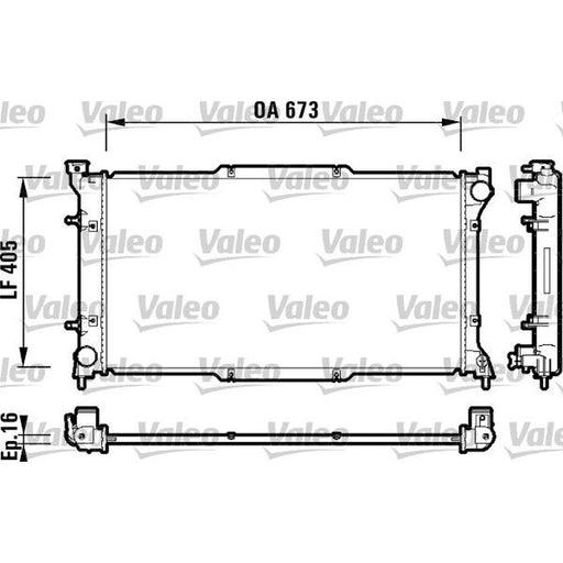 Valeo Engine Radiator 734158