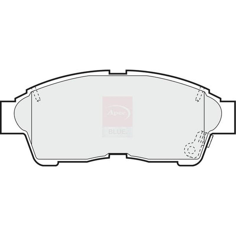 Apec Front Brake Pad Set fits Toyota Caldina 1992-2002 1.8 2.0 2.2
