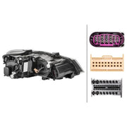 Hella Headlight Headlamp LED Left fits VW Polo V 2009-2022 1.0 1.2 1.4 1.6