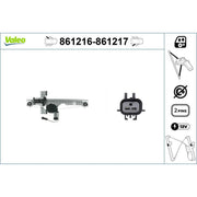 Valeo Electric Window Regulator Lifter Left Rear 861216